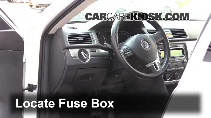 2014 Volkswagen Passat SEL Premium 1.8L 4 Cyl. Sedan (4 Door) Fuse (Interior) Check